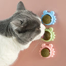 Rotatable Cat Treat Toys with Catnip Pet Snacks Kitten Molar Interactive Ba
