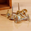 10pc Mini Wire Brush Brushes Brass Cup Wheel For Grinder Drill-3x5mms or L2L9