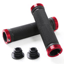 1 Pair MTB Bike Handlebar Anti-Skid Grips Rubber Bicycle Accessory (Red) Newly