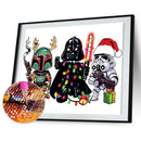 5D Christmas Cartoon Diamond Painting Full Round Rhinestone Drawing Picture K