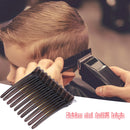 10pcs Hair Care Clips Stainless Steel Hairdressing Sectioning Clamp (Black)