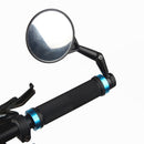 1pc Bicycle Handlebar End Mirror 360 Rotating Round Bike Side Rearview Mirror