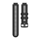 22mm Smart Watch Band for Garmin Forerunner 220 230 Straps (Black Grey) Newly