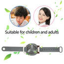 Fan Watches, Mini Silent Electric Personal Watch Cooling Wrist Fan (Grey)