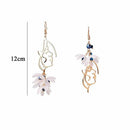 Party Gift Earrings Earring Jackets Flowers Earring Flower Hanging Earrings
