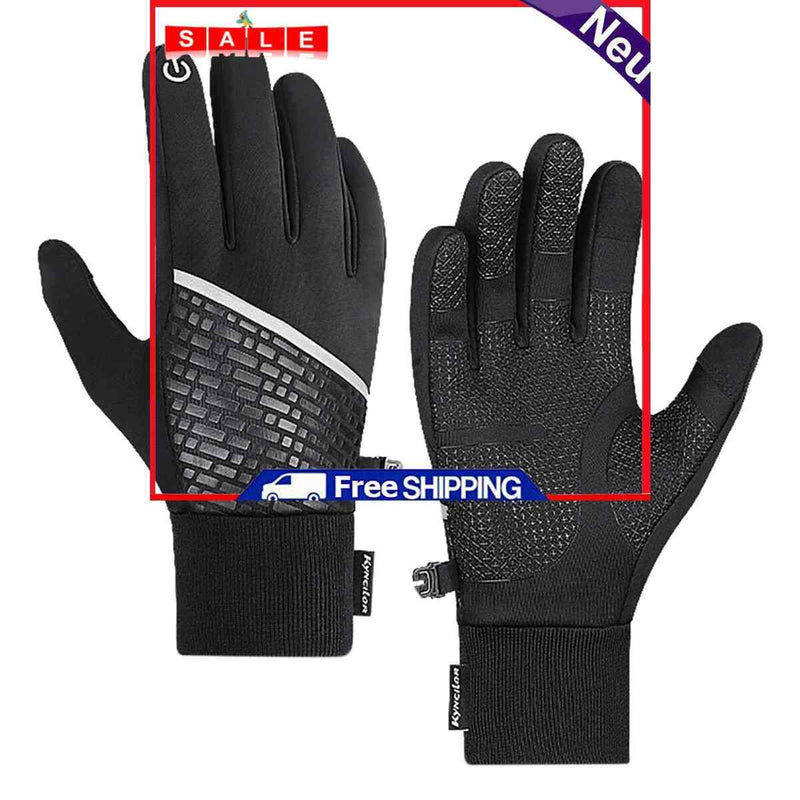 Ski Gloves - Waterproof & Breathable Touch Screen Snowboard Gloves for Men Women