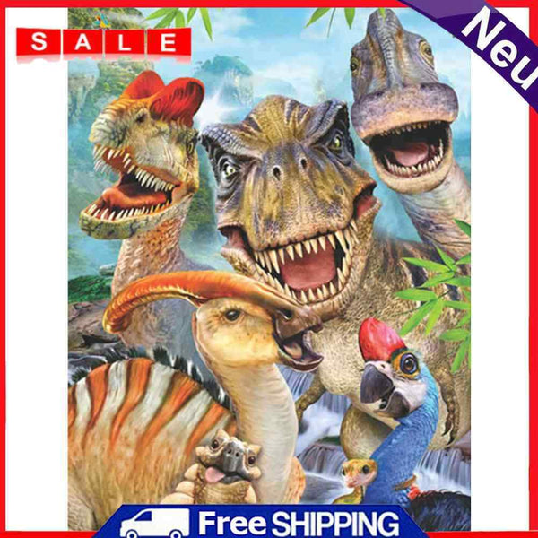 5D Diamond Painting Animal Full Round Drill DIY Wall Art Rhinestone Decoration