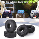 4pcs 2.2 inch Wheel Tires Tyre for 1/10 RC Rock Crawler Traxxas TRX4 TRX-6 Newly