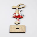 Decor Gift Home Desktop Decoration Chrismtas Wood Ornament Deer Table Craft