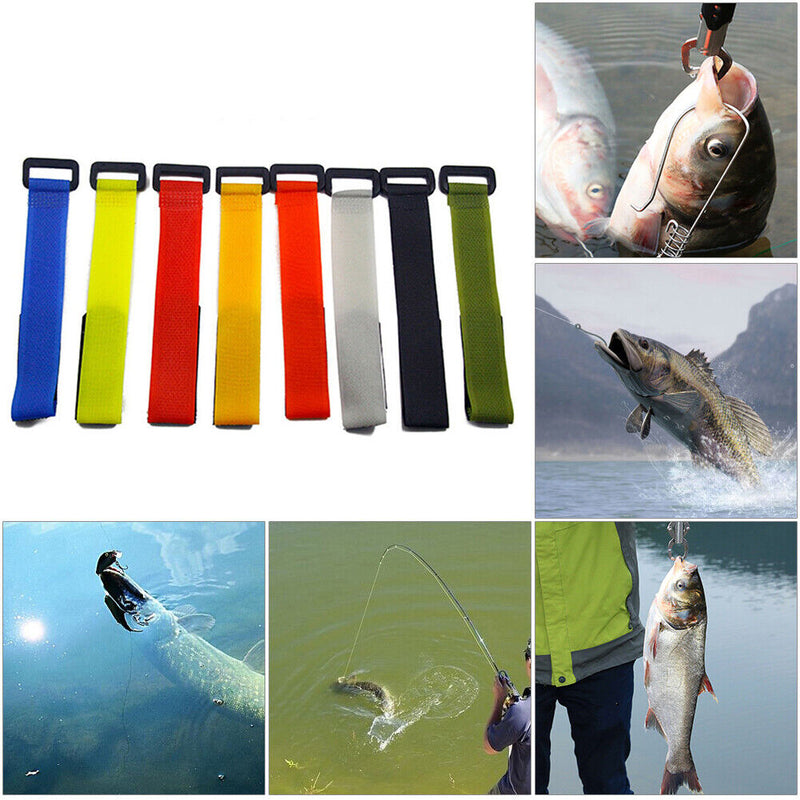 Portable Fishing Pole Wrap Band Ties Holder Outdoor Fishing Tackle Accessorie
