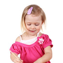 Glitter Sequins Kids Baby Girls Barrettes Princess Hair Clip Hairpins (Pink