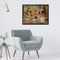 11CT Full Embroidery Forest Deer Herd Cotton Print Cross Stitch Home Decora