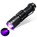 Bright Aluminum Alloy Mini Aluminum Light Flashlight Torch 365nm UV LED Torches