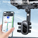 360° Rotatable And Retractable Car Phone Holder Multifunctional Rearview Mirror`