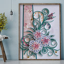 Diamond Painted DIY Quilling Paper Partial Special Rhinestone Picture Kits Newly