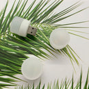 LED Night Light USB Bedside Baby Bedroom Mobile Power Table Lamp (White) Newly