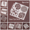 Decorative DIY Craft Flower Scrapbooking Painting template Layering Stencils