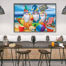 Diamond Painting Beach Goblin Full Round Drill Rhinestone Picture
