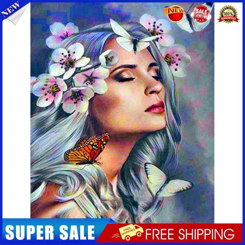Butterfly Beauty Oil Paint By Numbers Kits Canvas Picture Wall DIY (B725)