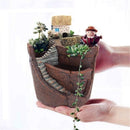 Basket Herb Trough Box Bed Garden Sky Planter Flower Pots Succulent Plant House