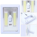 Magnetic COB LED Wall Switch Light Battery Operated Night Lamp Wireless L1T2