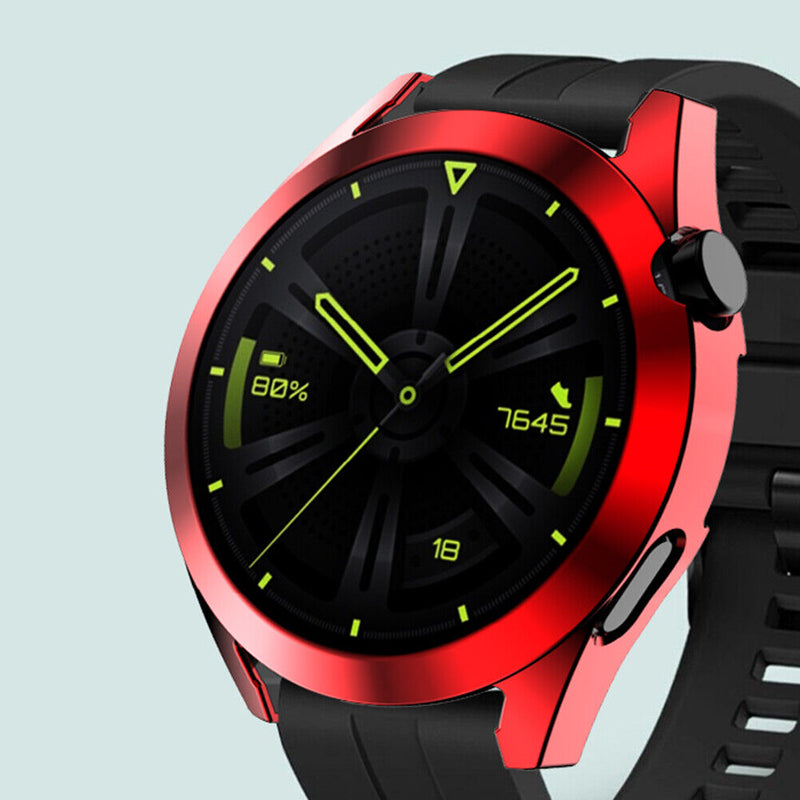 Anti-Fall Watch Full Cover Case for Huawei Watch GT 3 46mm Shell Skin (Red)