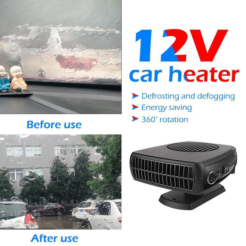 12V Car Heater Portable Windscreen Demister Defroster Electric Heating Fan Newly