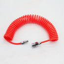 8x5mm Air Compressor Hose Pneumatic PU Telescopic Spring Tube (3 meter) Newly