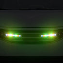 2pcs DRL Car Flexible LED Daytime Running Light Headlights Wind Powered Lamp