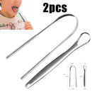 Breath Stainless Steel Dental Cleaning Oral Hygiene Tongue Scraper Cleaner