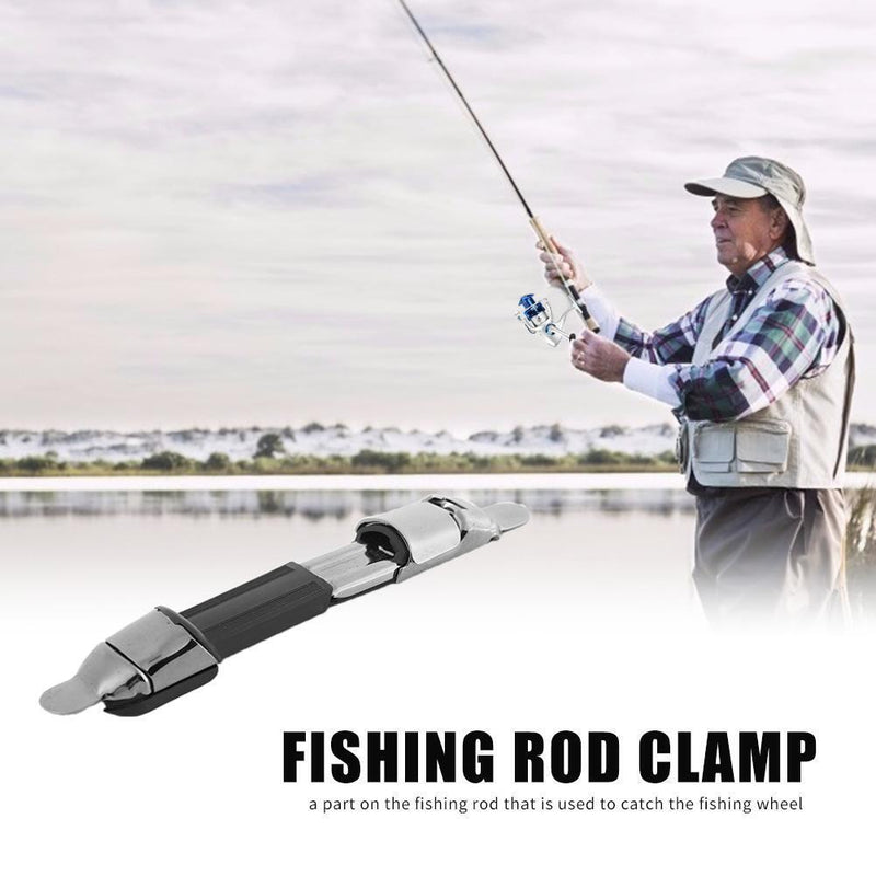 Fishing Pole Clamp Stainless Steel Fishing Wheel Seat Holder Fish Reel Stan