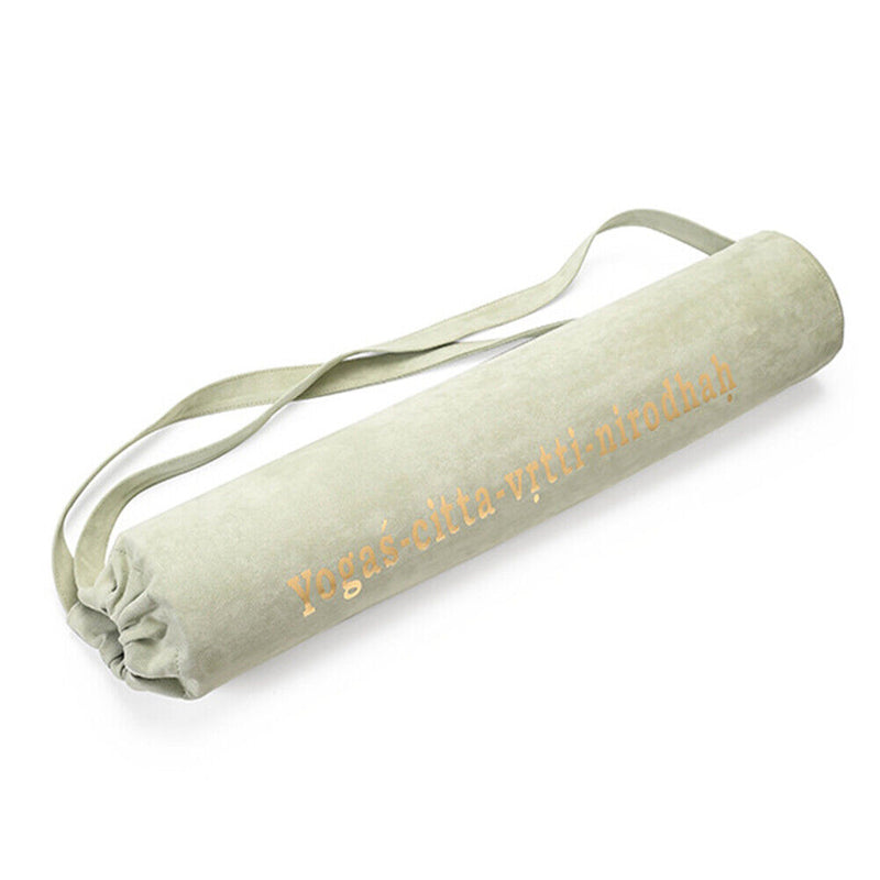 Yoga Mat Shoulder Carrier Bag Exercise Pilates Pad Storage Backpack (Green)