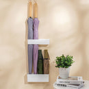 Wall Mounted Umbrella Stand Puncture Free Umbrella Holder Shelf Standing Storage