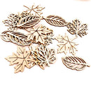 Craft Hanging Ornaments Leaves Wood Chips Wooden Slice Home Decoration