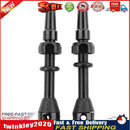 2pcs 40mm Bicycle Bike Tubeless Tire Presta Valve CNC Alloy Stem with Cap Newly