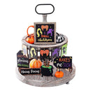 Farmhouse Decor for Tiered Tray Wooden Rustic Table Ornaments Housewarming Gift