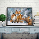 Snow Fox Diamond Painting Full Round Drill Home Decoration for Bedroom