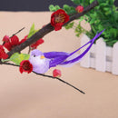 4pcs Artificial Foam Feather Bird DIY Party Craft Ornament Props Decor(Clip