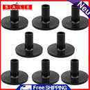 8pcs Black Drum Cymbal Sleeves Plastic Replacement for Shelf Drum Accessories