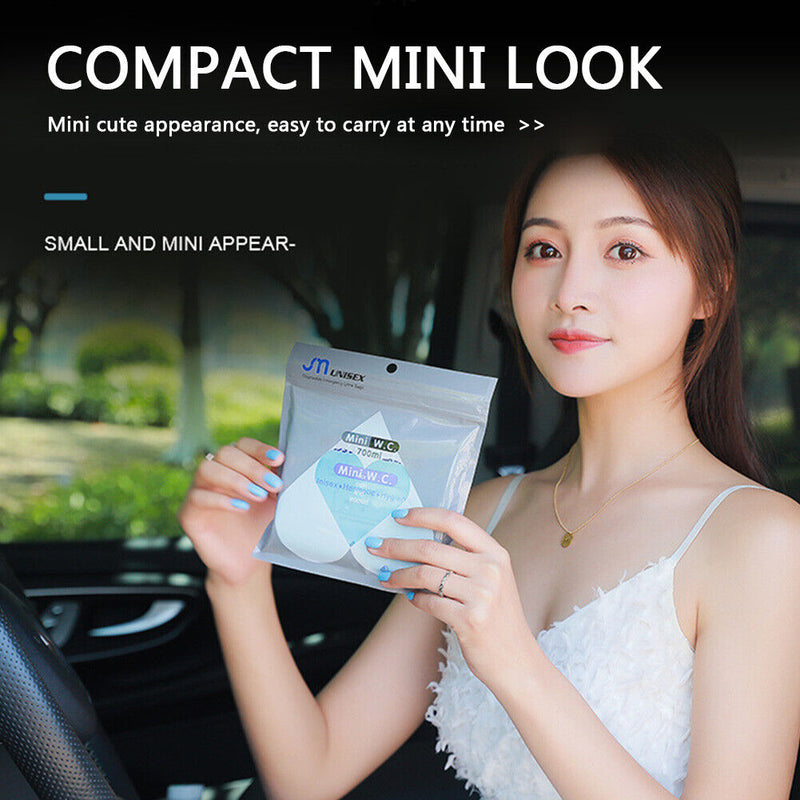 4pcs Urinal Portable Pee Bags for Travel Traffic Jam Car Emergency