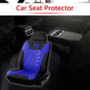 Car Seat Cover Set Butterfly Pattern PU Leather for 1 Bucket Seat (Blue) Newly