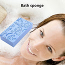 Bath Sponge Body Exfoliating Dead Skin Massager Cleaning Brushes (Blue) Newly