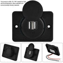 Dual USB 12V 3.1A Car Charger Adapter 2Port Power Sockets Charging Panel K7A6