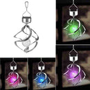 Hanging Ornament Solar Wind Chime Lights LED Light Pendant Bell Wind Chimes