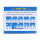 1 Box Dental Fiber Set 20 pcs Fiber Post & 4 Drills Dentist Product Newly