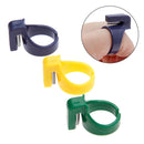 3PCS Plastic Thimble Sewing Ring Thread Cutter Finger Blade Needle Craft Tool