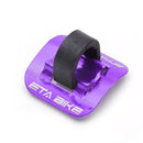 5pcs Bike Brake Cable Guide Clips Aluminium Alloy C Buckles Clamp (Purple)
