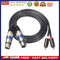 1.5m/4.9ft Dual XLR Female to Dual RCA Male Audio Microphone Cable Adapter