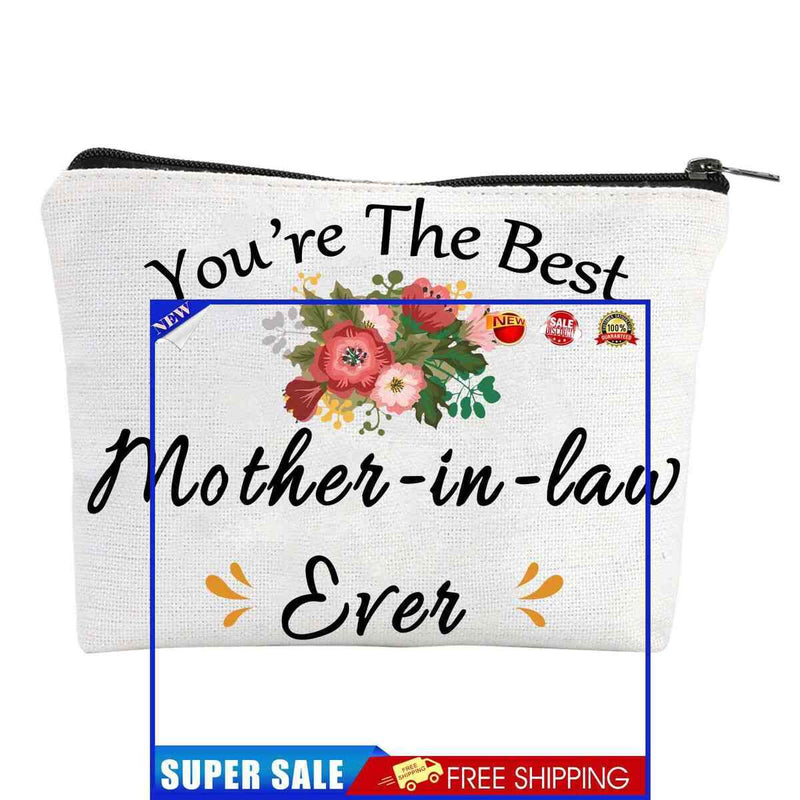 Women Mother-in-law Makeup Bags Zipper Canvas Hanging Toiletries Organizers