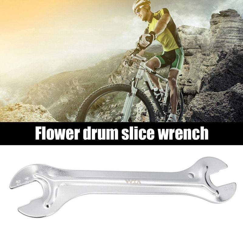 Carbon Steel Bike Head Open End Axle Hub Cone Wrench Spanner Bicycle Repair